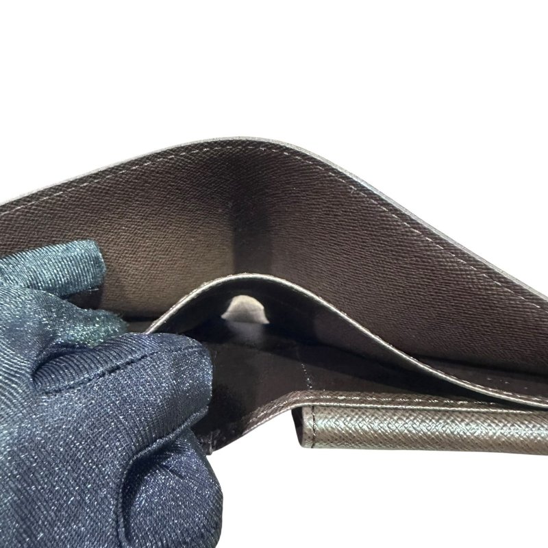 【美收精品】LV茶色棋盤格短夾 5-55-10