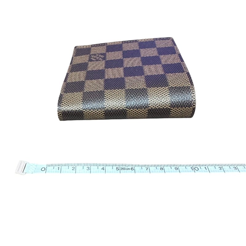 【美收精品】LV茶色棋盤格短夾 5-55-15