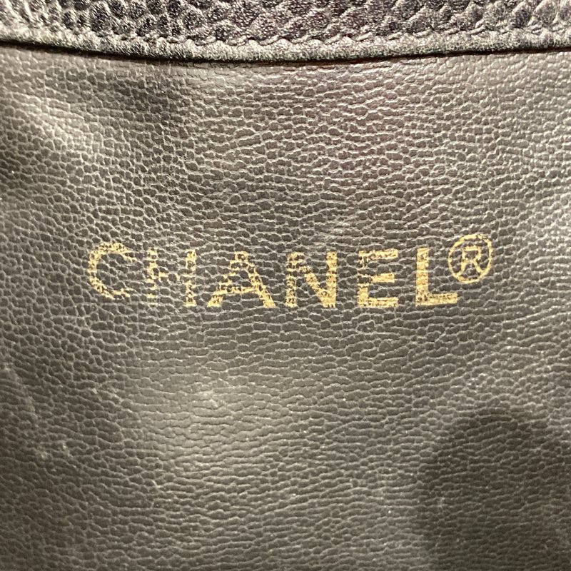 CHANEL 香奈兒 COCO BALL COCO MARK 抽繩包 水桶包 魚子醬紋皮革 黑色 金釦-17