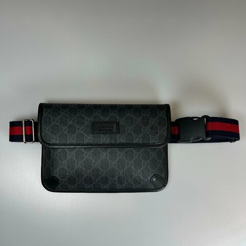 GUCCI 598113 黑老花腰包