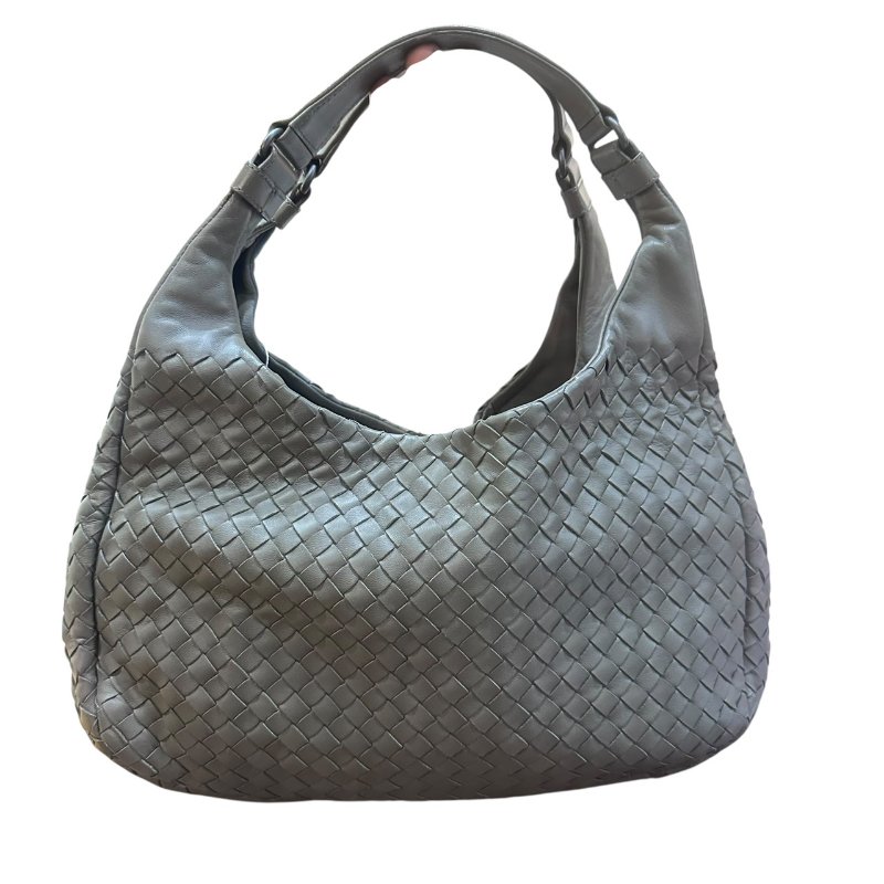 【美收精品】BV灰色編織肩背包 5-50-0