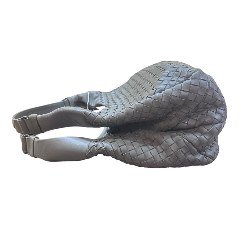 【美收精品】BV灰色編織肩背包 5-50-2