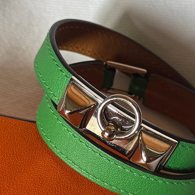 HERMES rivale double 皮手環-4
