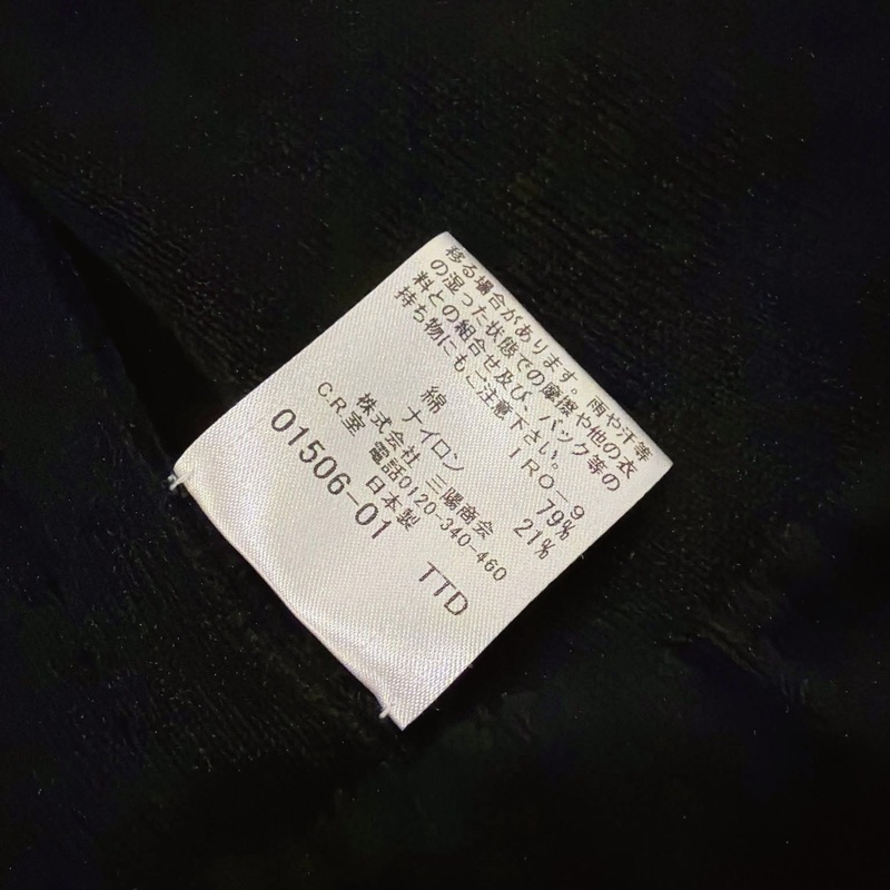 BURBERRY 黑標 黑色口袋棉質外套-9