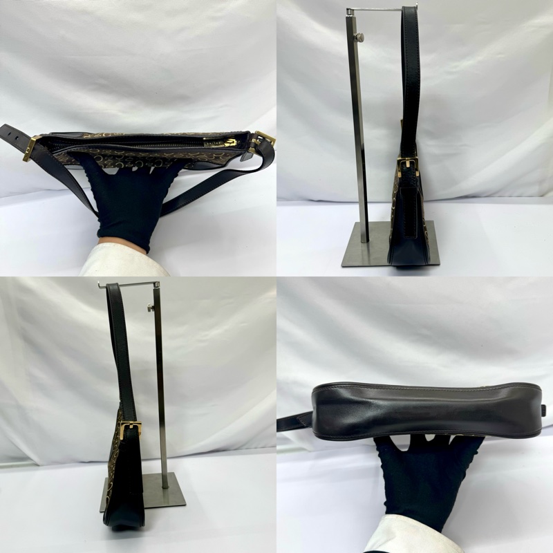 CELINE 思琳 復古老花腋下包-3