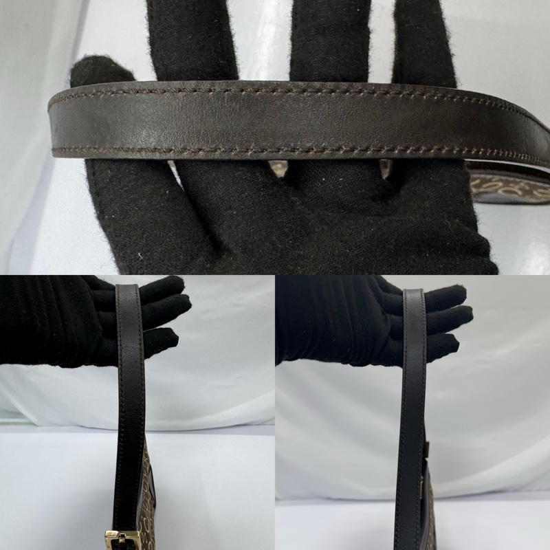 CELINE 思琳 復古老花腋下包-6