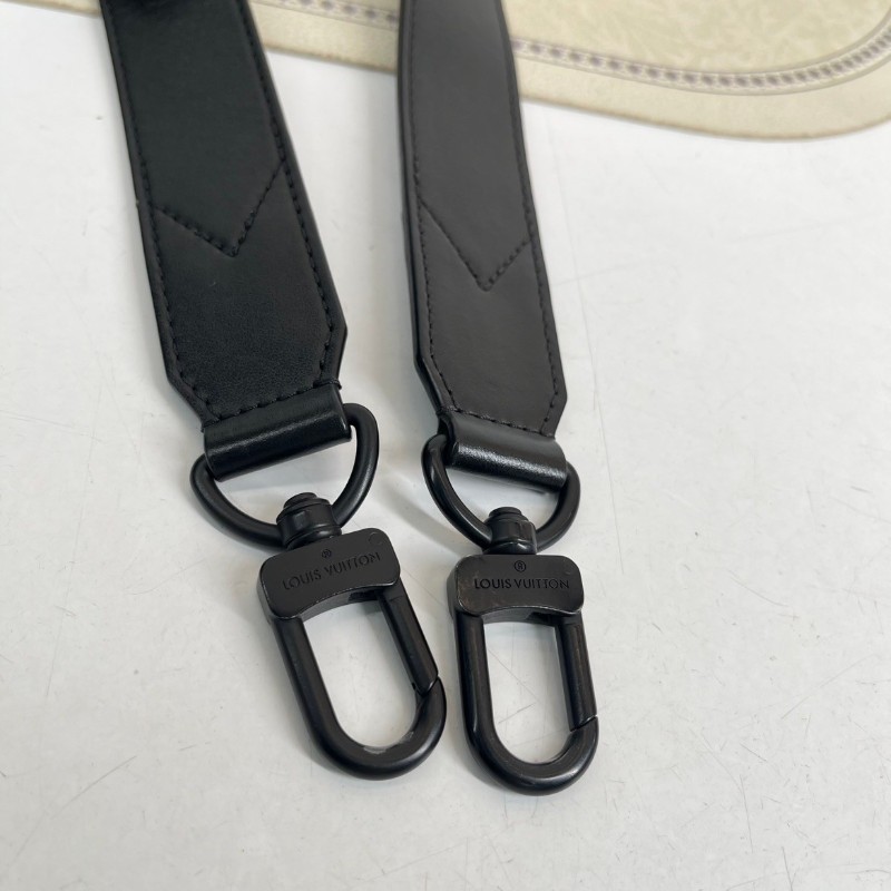 LV路易威登  芯片款 Steamer 黑老花郵差包單肩包斜挎包 男款-21