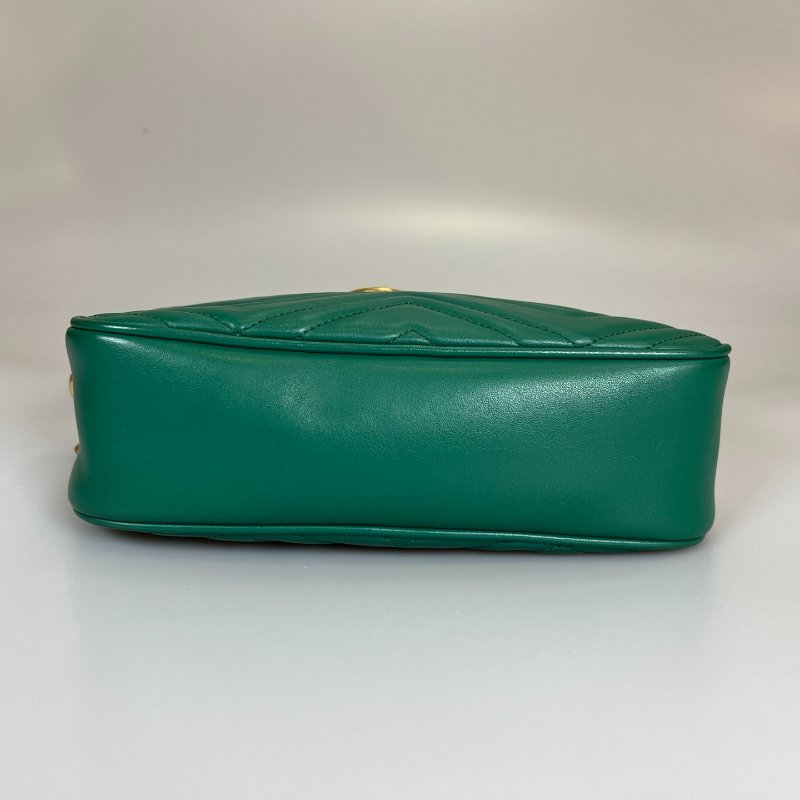 GUCCI 447632  綠MARMONT相機包 24CM-4