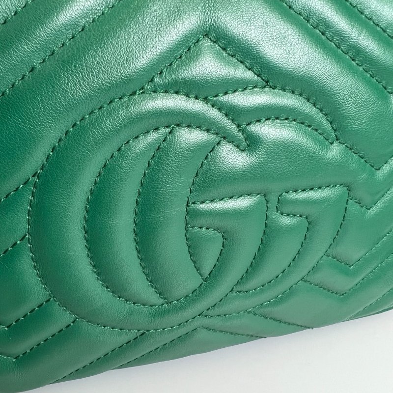 GUCCI 447632  綠MARMONT相機包 24CM-6