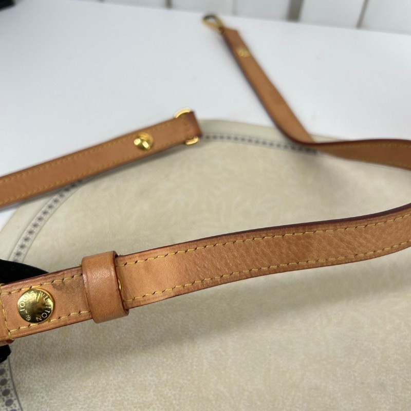 Lv/路易威登  芯片款 Dauphine達芙妮 限量款 單肩斜挎包 粉色編織 漆皮拼牛皮 內裡新款銅牌-19