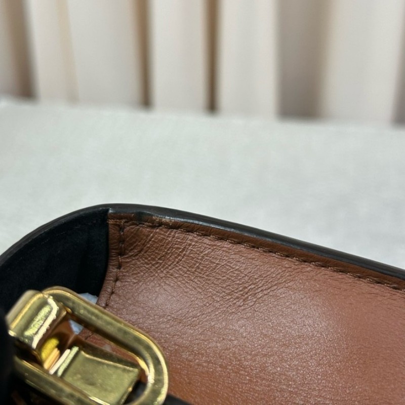 LV路易威登Dauphine達芙妮老花拼皮 經典老花配棕色小牛皮 皮質柔軟 可單肩可斜挎 肩帶可調節 容量實用 日常百搭-21