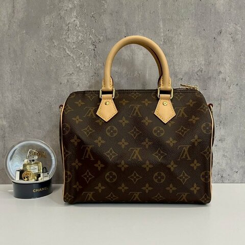 Louis Vuitton speed25  晶片款 全配 全新閒置 台灣購證