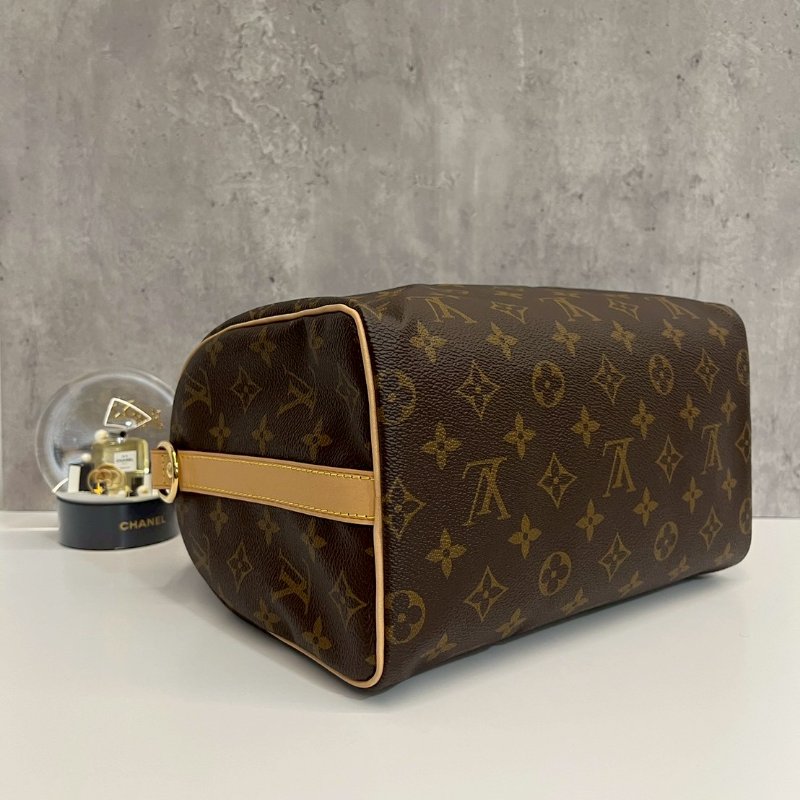 Louis Vuitton speed25  晶片款 全配 全新閒置 台灣購證-4