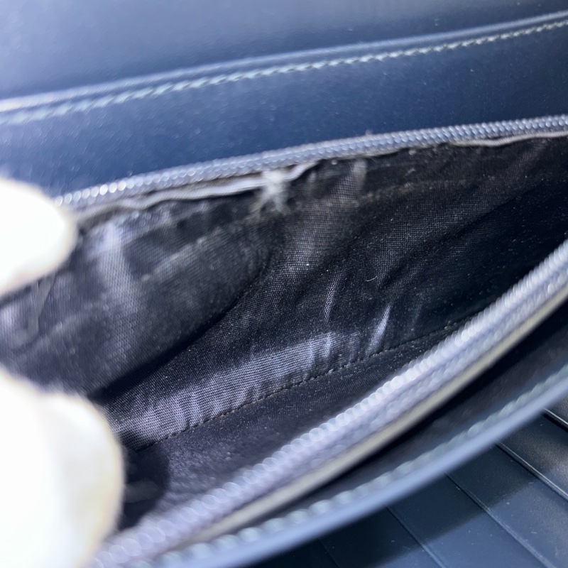 GUCCI 447906 深藍 全皮 拉鍊夾 零錢包 手機包 支票夾 護照夾 長夾-40