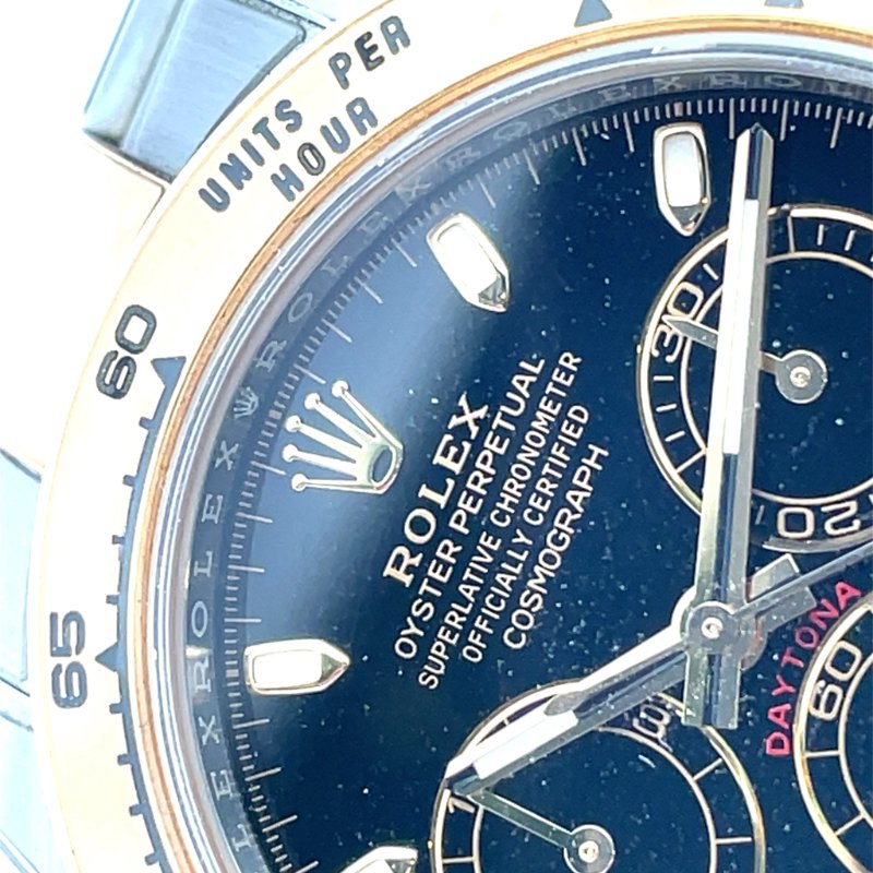 ＊奢華大道國際精品＊【W0653】ROLEX 勞力士116503Daytona 新款黑面半金40MM自動腕錶-6