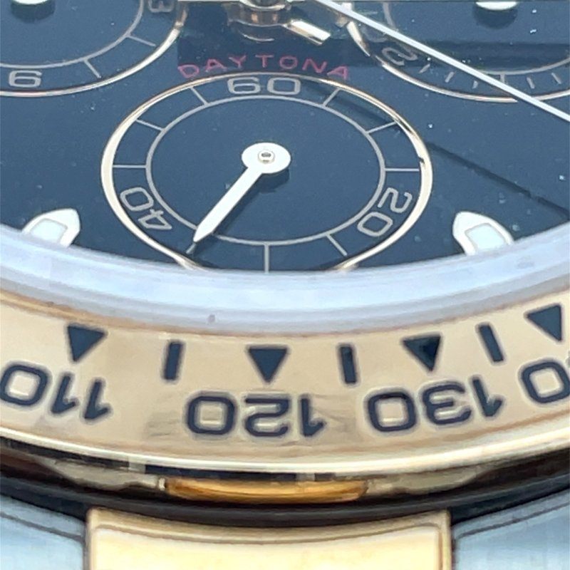 ＊奢華大道國際精品＊【W0653】ROLEX 勞力士116503Daytona 新款黑面半金40MM自動腕錶-7