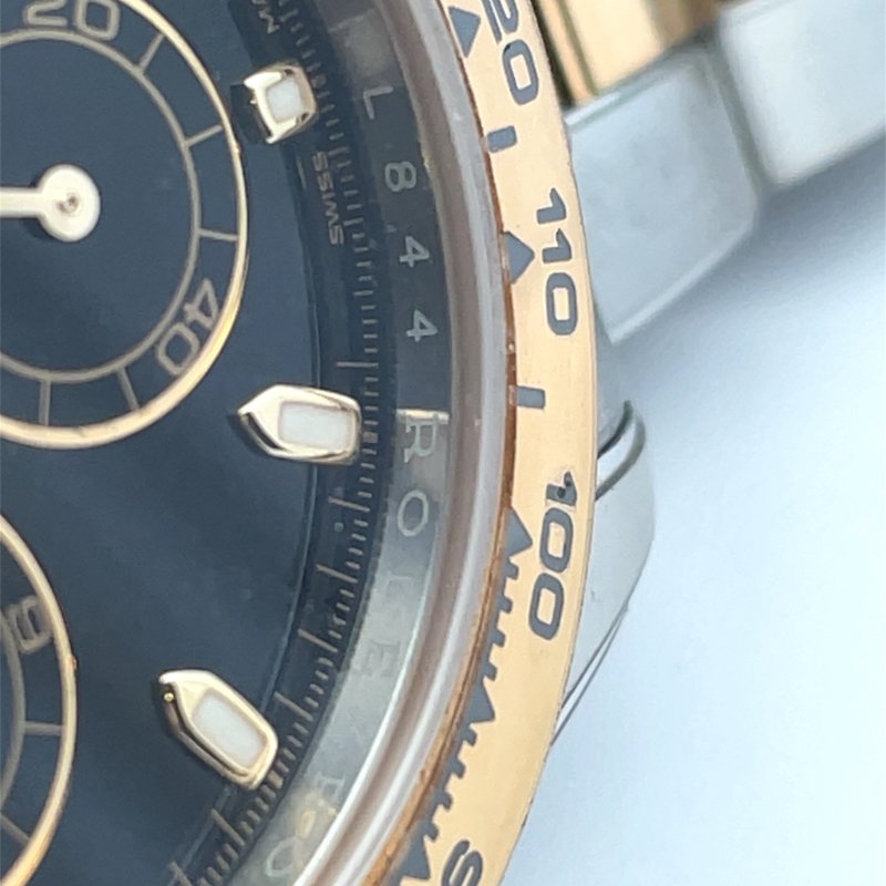 ＊奢華大道國際精品＊【W0653】ROLEX 勞力士116503Daytona 新款黑面半金40MM自動腕錶-11