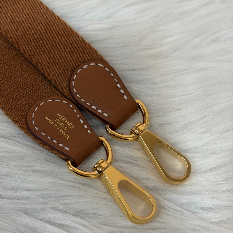 HERMES MINI EVELYNE 16 TC荔枝皮 37 金棕金 金釦 肩背包 斜背包-21