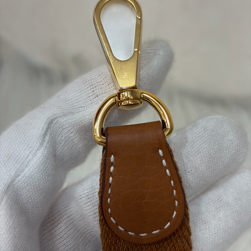 HERMES MINI EVELYNE 16 TC荔枝皮 37 金棕金 金釦 肩背包 斜背包-24