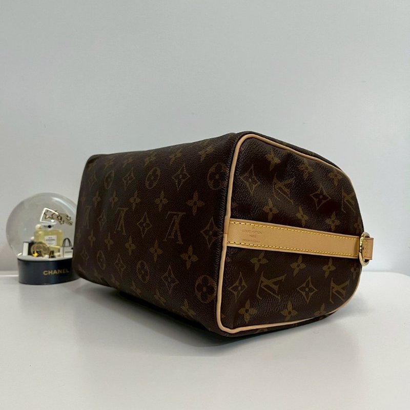 Louis Vuitton speed25  晶片款 全配 全新閒置 台灣購證-4