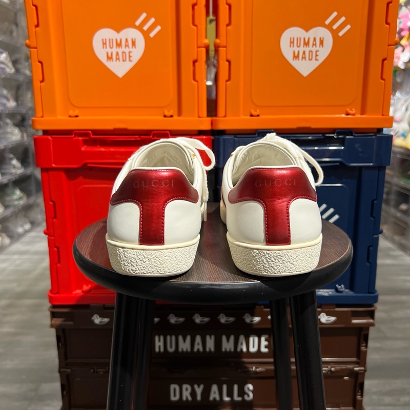 Gucci 綁帶小白鞋G6.5-4