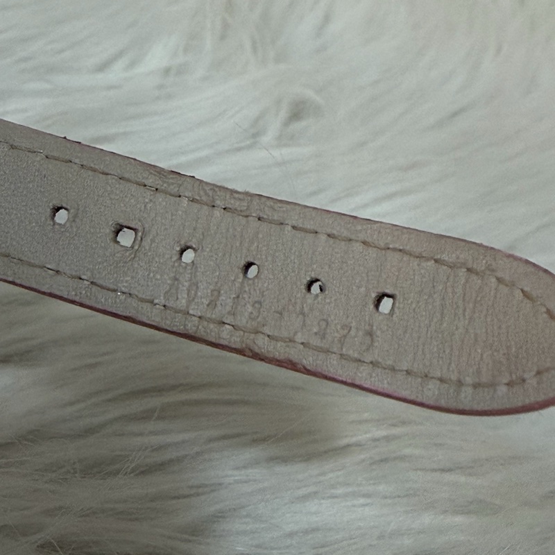 Chopard 278573-6011 蕭邦 Happy Sport 粉鱷魚皮 自動機械錶 鑽錶-15