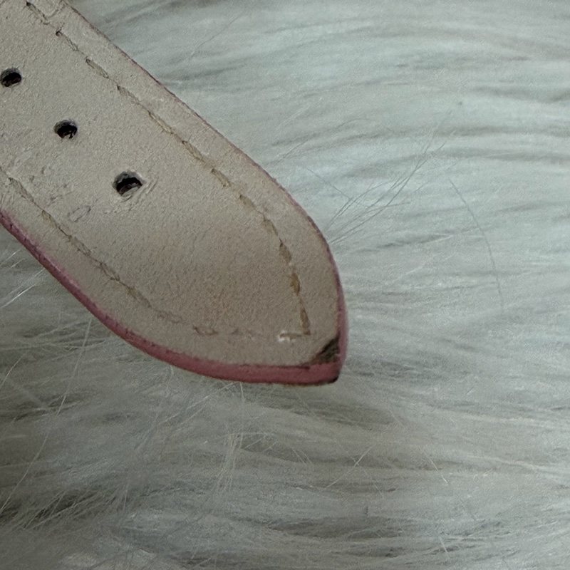 Chopard 278573-6011 蕭邦 Happy Sport 粉鱷魚皮 自動機械錶 鑽錶-16