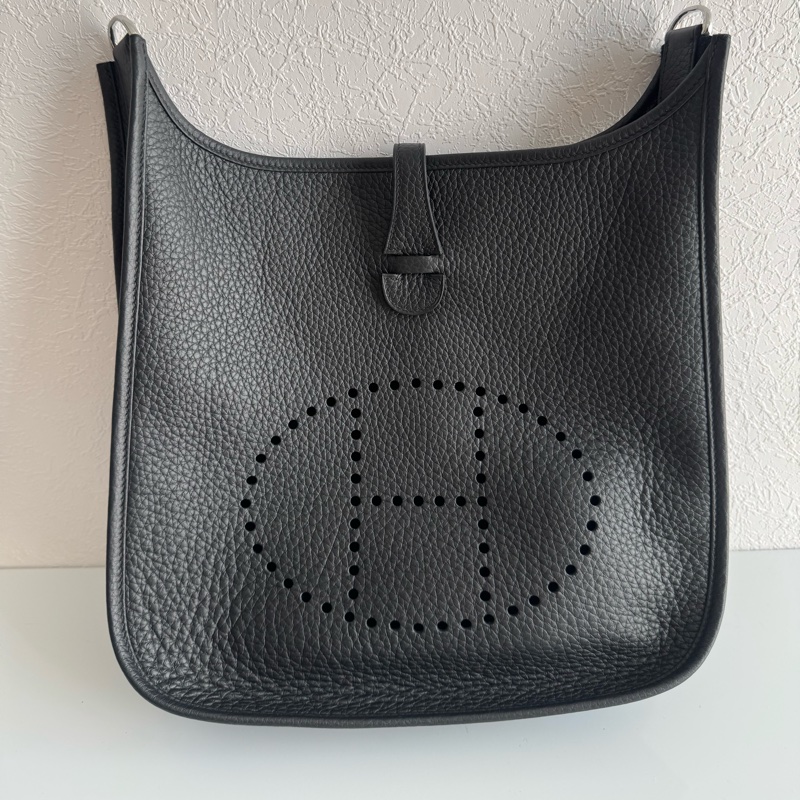 Hermes黑色銀釦eyelyne29 男女背都超好看-1