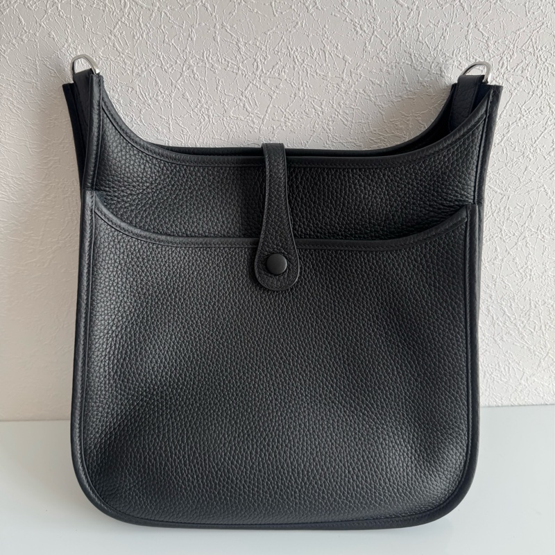 Hermes黑色銀釦eyelyne29 男女背都超好看-2