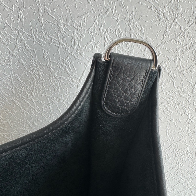 Hermes黑色銀釦eyelyne29 男女背都超好看-13