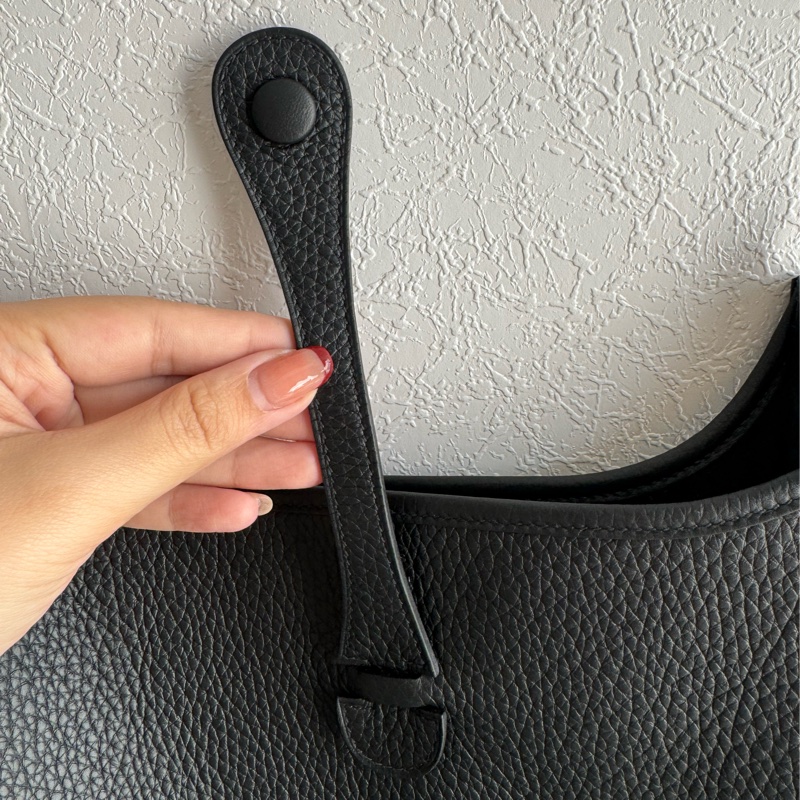 Hermes黑色銀釦eyelyne29 男女背都超好看-16