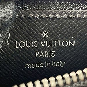 ＊奢華大道國際精品＊【L3319】LV黑灰原花拼牛皮零錢卡片包 M69533-8