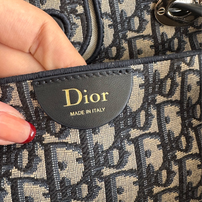 Dior藍緹花蝴蝶結雙肩包🎀 水水必買-19