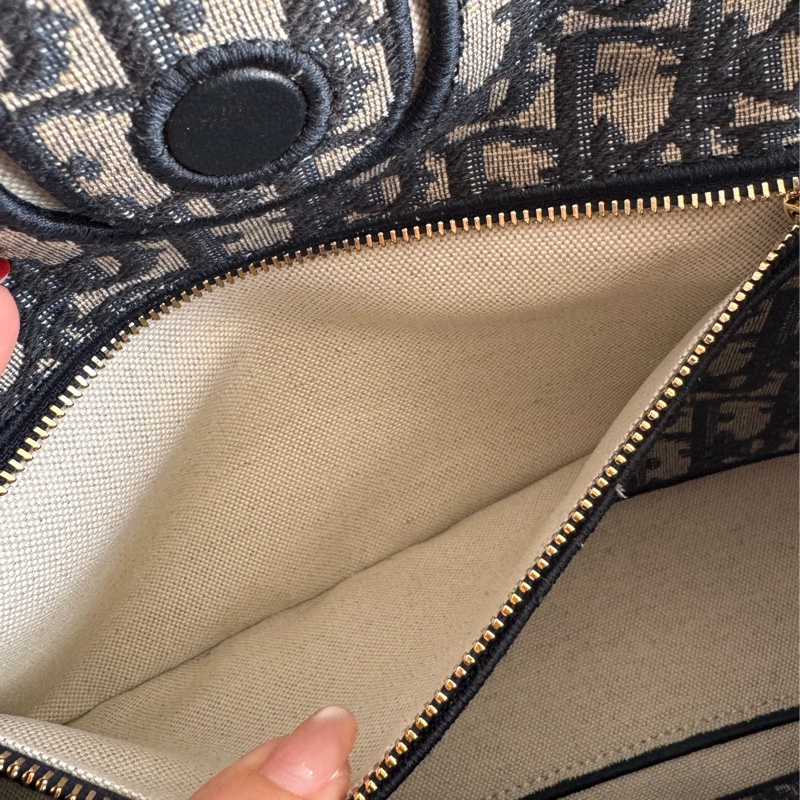 Dior藍緹花蝴蝶結雙肩包🎀 水水必買-22