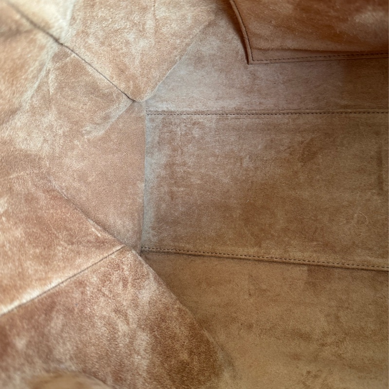 Celine咖色牛皮凱旋門抽繩手提雙肩包 全皮革😻😻-14