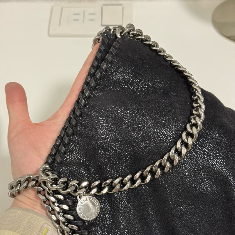 Stella McCartney FALABELLA粒面環保皮革摺疊托特包-12