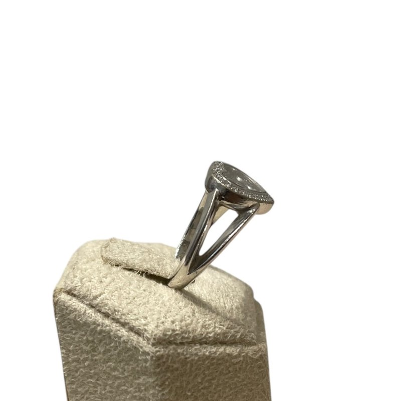 CHOPARD 蕭邦 HAPPY DIAMOND 心型鑽石戒指 K18WG 53碼-2