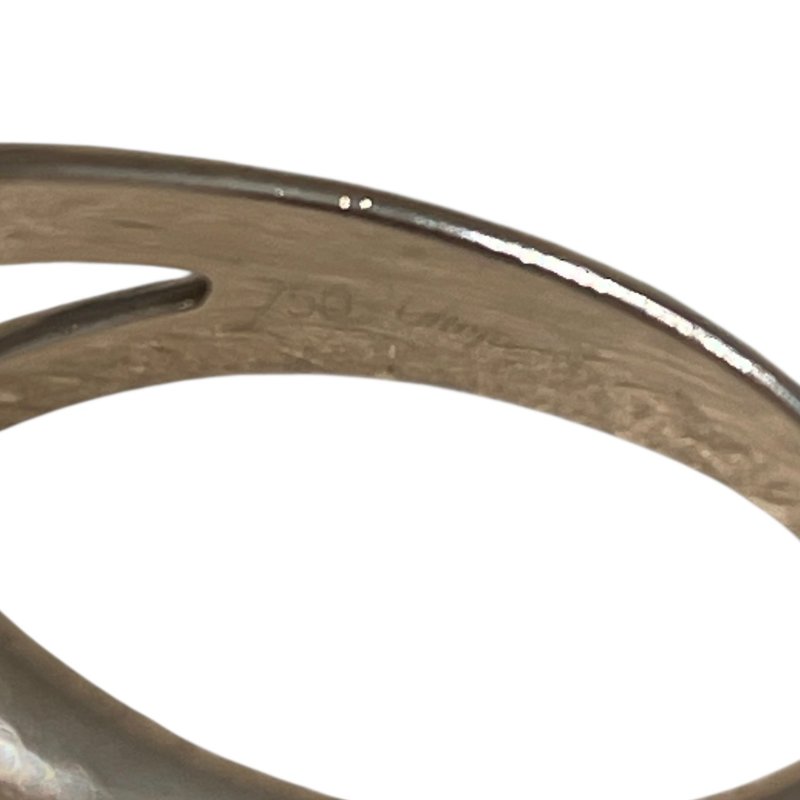 CHOPARD 蕭邦 HAPPY DIAMOND 心型鑽石戒指 K18WG 53碼-6