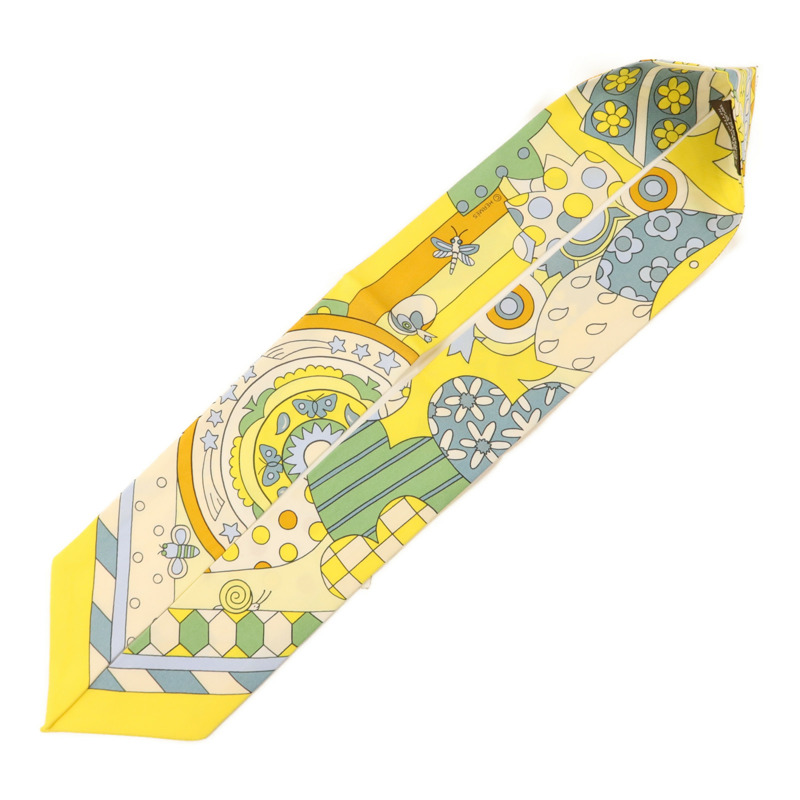 HERMES 絲質Twilly絲巾-2
