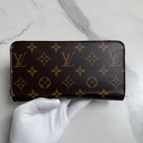 LV 老花長夾 紅色