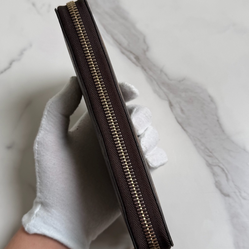 LV 老花長夾 紅色-3