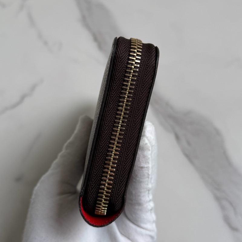 LV 老花長夾 紅色-4