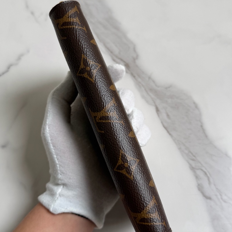 LV 老花長夾 紅色-5