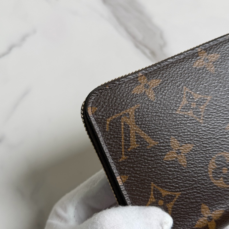 LV 老花長夾 紅色-13