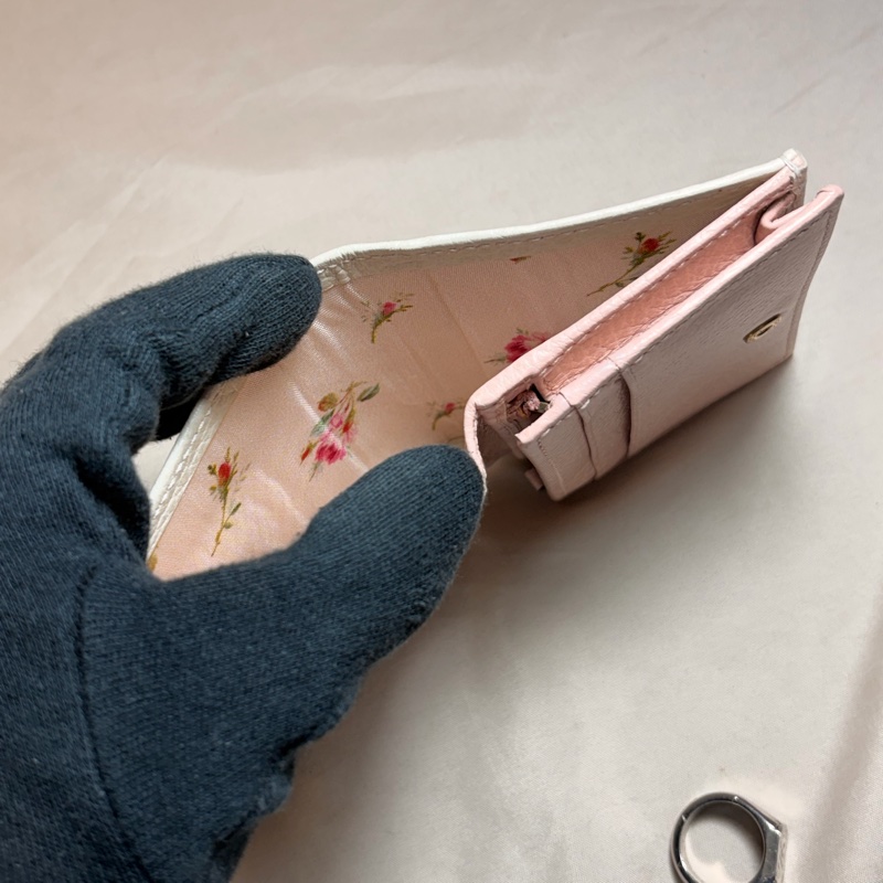 🌸經典實用 Gucci 古馳 Marmont 6卡零錢袋短夾-4