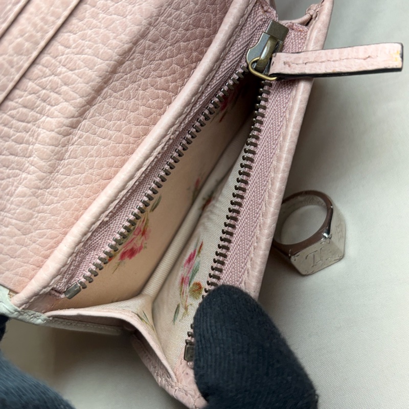 🌸經典實用 Gucci 古馳 Marmont 6卡零錢袋短夾-5