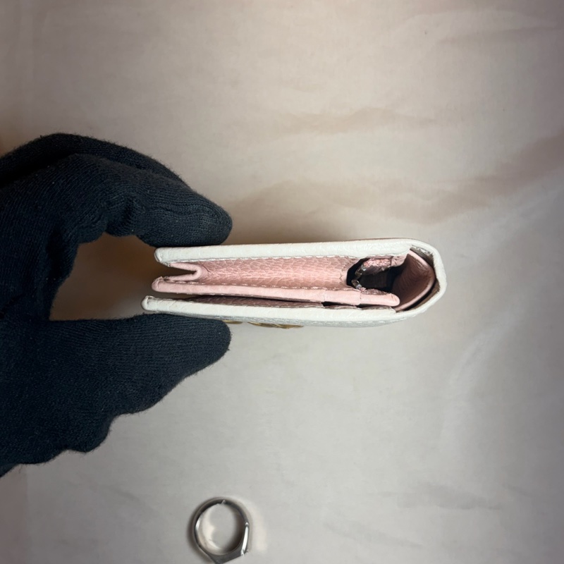 🌸經典實用 Gucci 古馳 Marmont 6卡零錢袋短夾-7