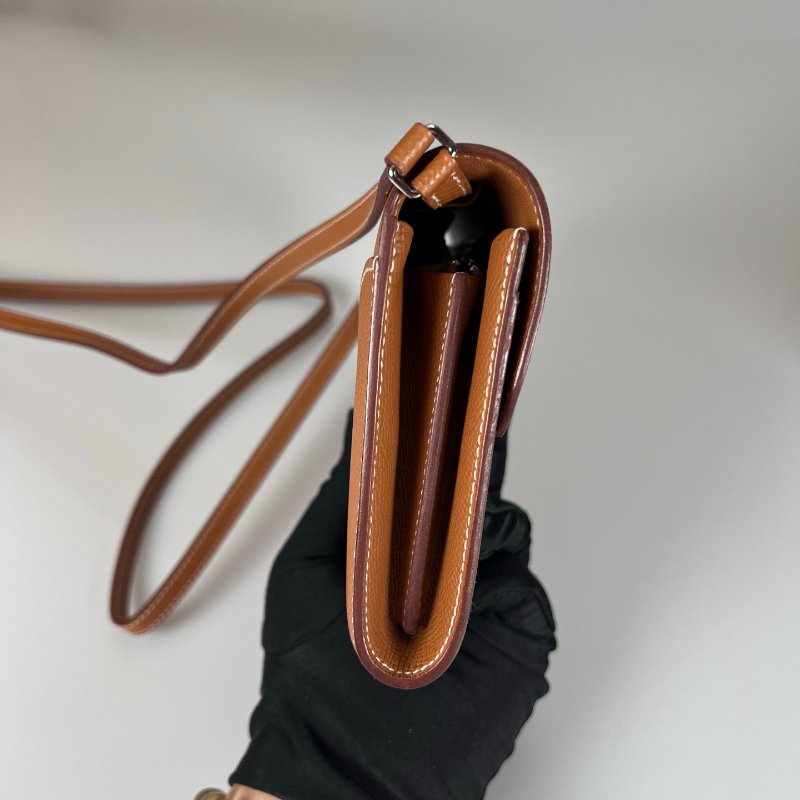 HERMES Y刻 金棕CONSTANCE TO GO 肩背包-3