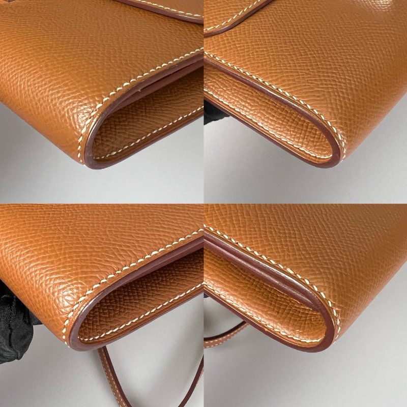 HERMES Y刻 金棕CONSTANCE TO GO 肩背包-12