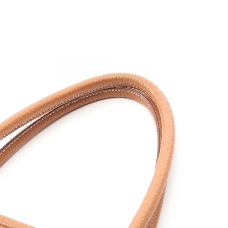 愛馬仕 Garden Party PM 手提包，Negonda 皮革，棕色金色 SHW，二手，女士款-6